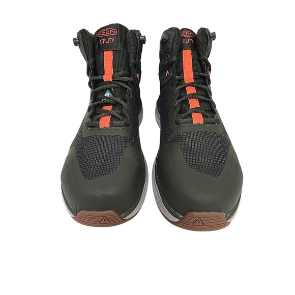 KEEN Men's Synchro Composite Toe Mid Waterproof 1030644 Hiker Boot Green 11D - Picture 7 of 8